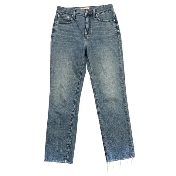 Madewell The Perfect Vintage Jean in Enmore Wash Raw-Hem Edition Size 26 - Picture 3 of 11